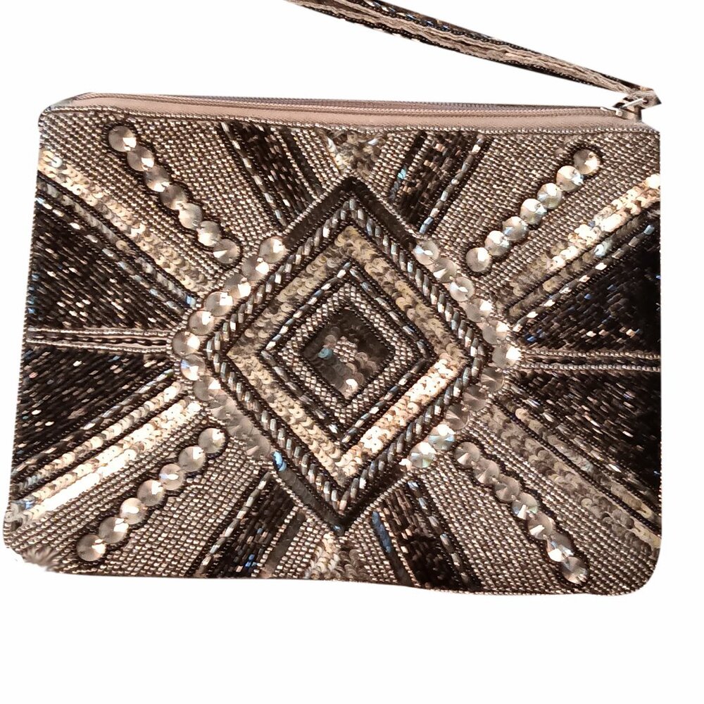 Charming Charlie RSVP Black Jeweled Clutch